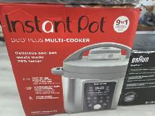 Electric Pressure Cooker Instant Pot Duo Plus 9-in-1-8Qt-Grey
