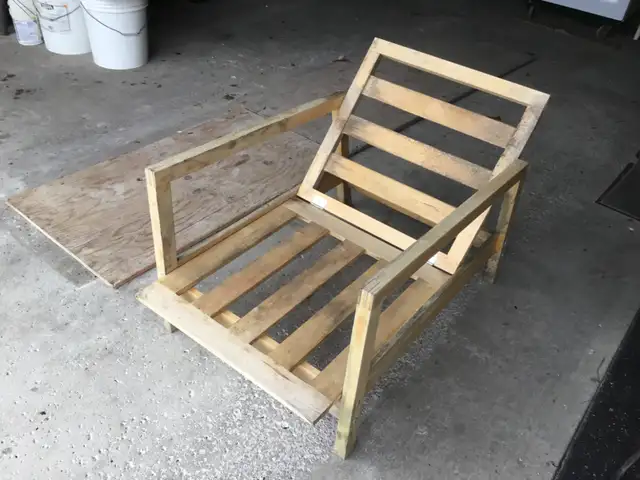 Wooden Lounge Chair, Adjustable Back Rest - Photo 2
