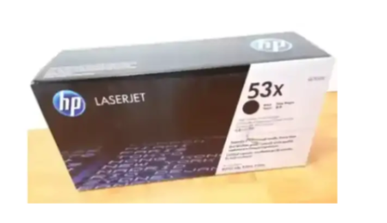 HP 53X HIGH YIELD BLACK ORIGINAL LASERJET INK Cartridge Q7553X