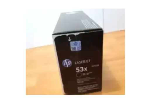 HP 53X HIGH YIELD BLACK ORIGINAL LASERJET INK Cartridge Q7553X - Photo 2