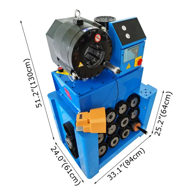 0.55'-2.72' Hose Crimper Tube Shrinking Machine 056824 - Photo 2