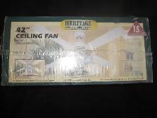 BRAND NEW 42'WHITE CEILING FAN WITH LIGHT 3 SPEEDS & REVERSE