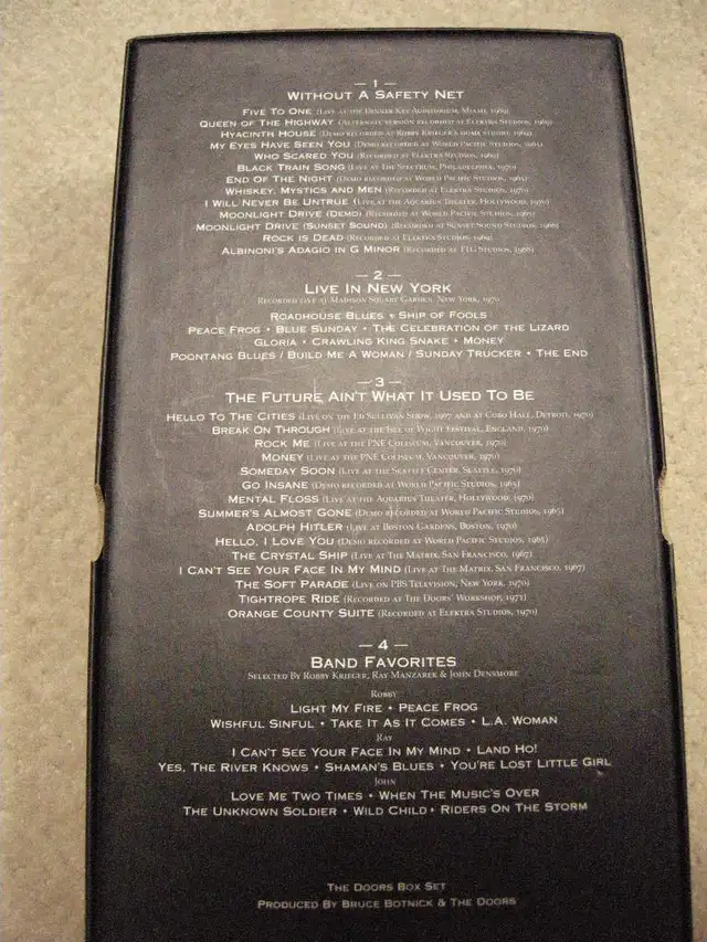 The Doors CD Box Set (Mint) - Photo 2