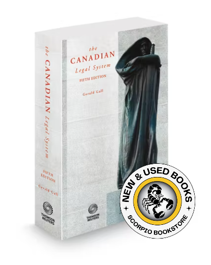 The Canadian Legal System 5th Edition   Proview 9780459241537