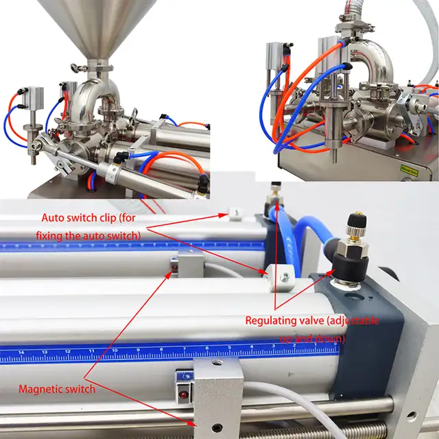 100-1000ml 2 Nozzles Paste Liquid Filling Machine 160403 - Photo 8