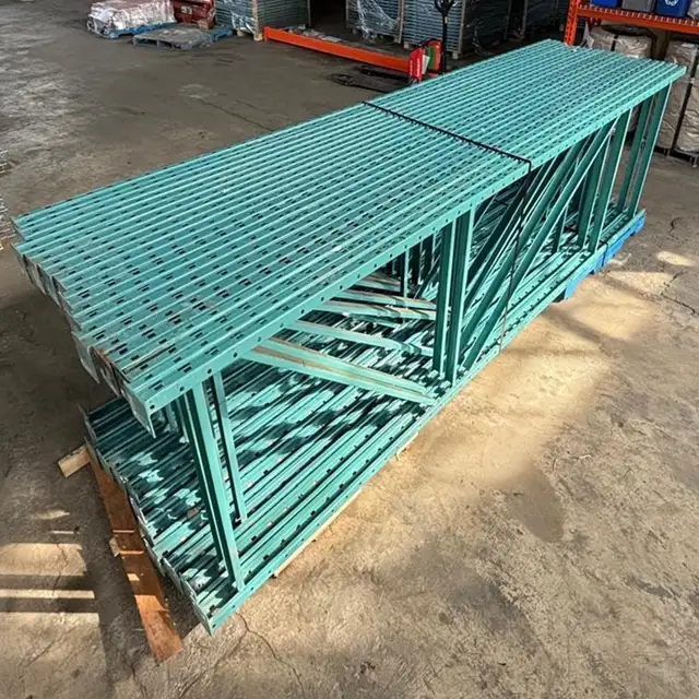 12' High x 42' USED REDIRACK Upright Frames Pallet Racking - Photo 2