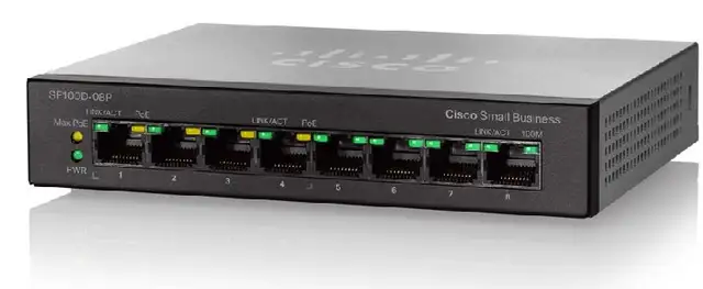 Cisco Small Business SF 100D-08P Switch (8 Ports)