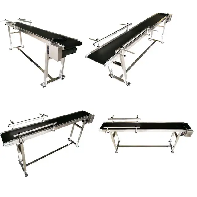 110V 70.8X7.8' PVC Belt Conveyor Packaging 230014 - Photo 7