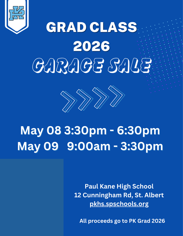 A BIG HUGE GODZILLA PKHS Grad Garage Sale & E-Waste Event 2026