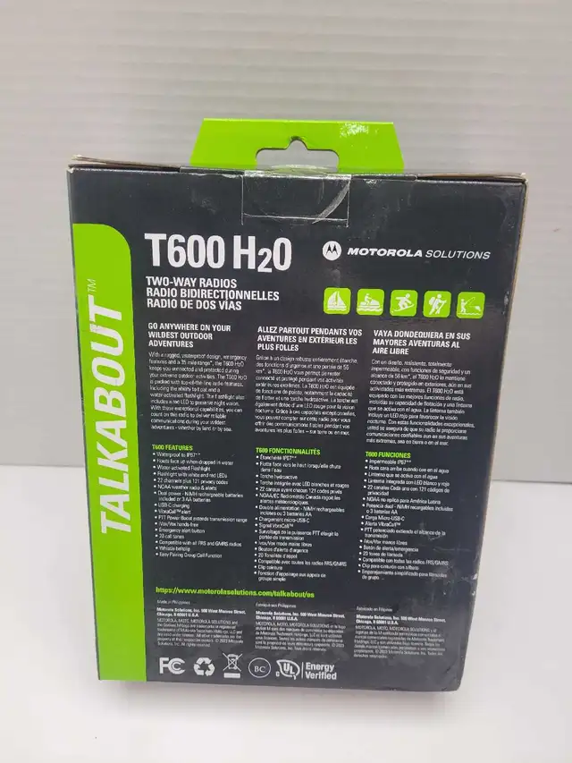 Motorola Talkabout T600 H20 Two-Way Radios NEW - Photo 2