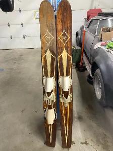 Vintage water skis