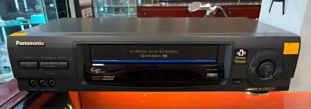 Panasonic PV-V4620-K Home VCR / VHS Player - No Remote