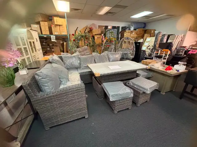 Brand New 9-Seater Patio Aluminum Dining Set Special $1599 - Photo 2