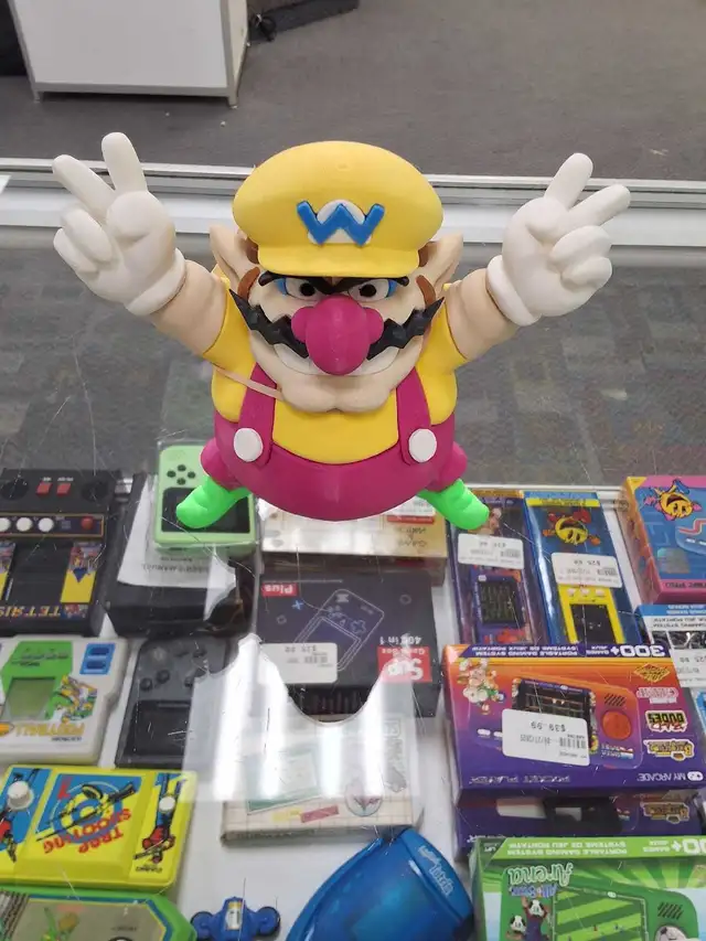 Wario Nintendo Statue