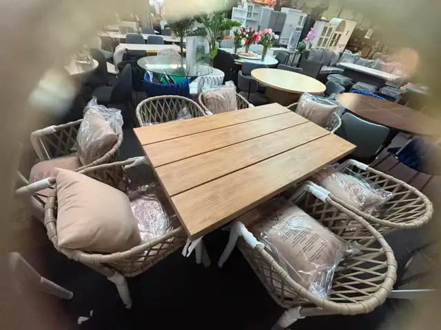 Brand New 7-Piece Aluminum Patio Dining Set Selling $1599 - Photo 2