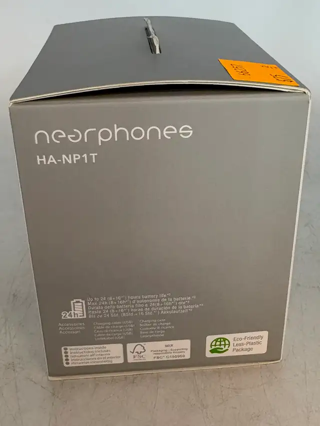 NEW JVC Nearphone Bluetooth Headphones (Model: HA-NP1T ) - Photo 4
