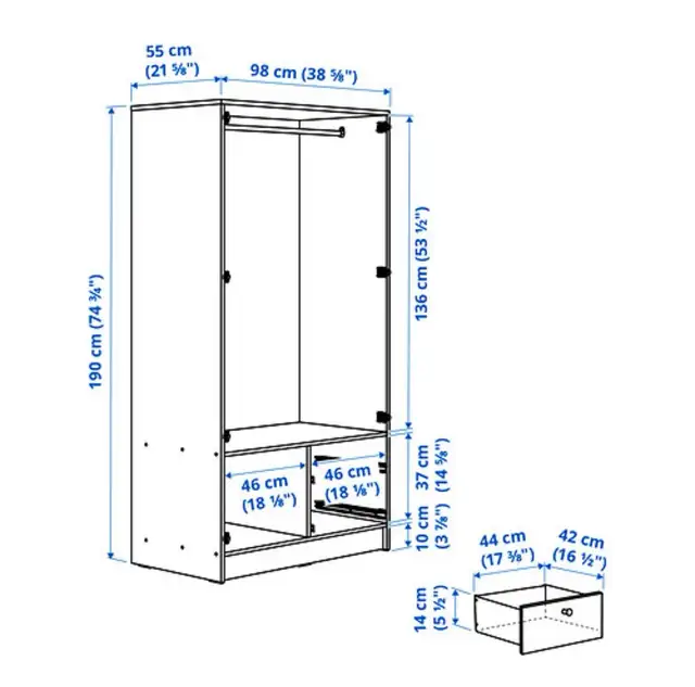 IKEA wardrobe cabinet - Photo 4