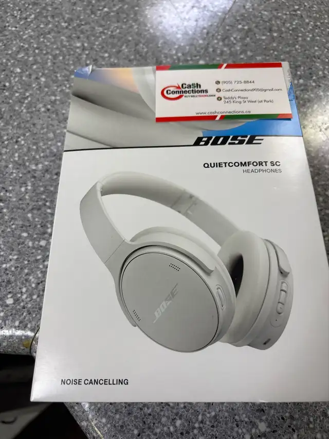 BOSE QUIETCOMFORT SC HEADPHONES NOISE CANCELING NIB