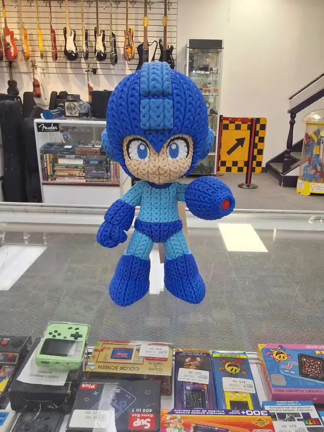 Mega Man Capcom Statue