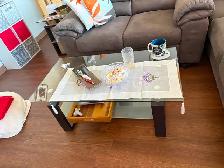 Set of coffee table and side tables