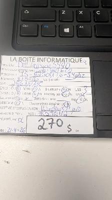 Laptop Dell Latitude 5490 14po i5-8250U 16Go DDR4 256Go NVMe - Photo 5