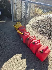 Jerry cans assorted
