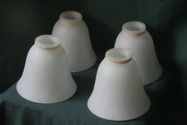 CEILING LIGHTING 13 inch circular $10/frosted light shades $5ea - Photo 4