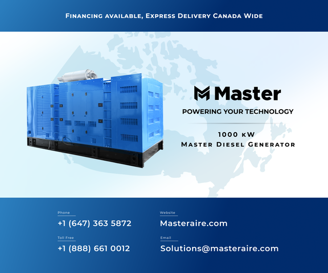 1000 kW Master Diesel Generator