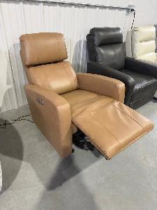 Leather glider power recliner - Photo 2
