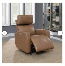 Leather glider power recliner - Photo 5