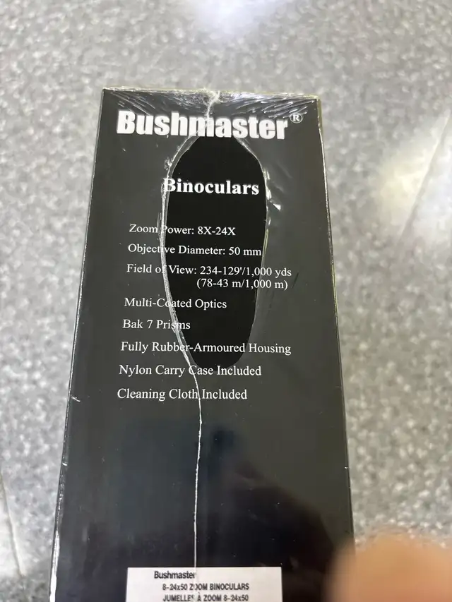 Bushmaster Binoculars Zoom Power 8 -24x in box - Photo 3