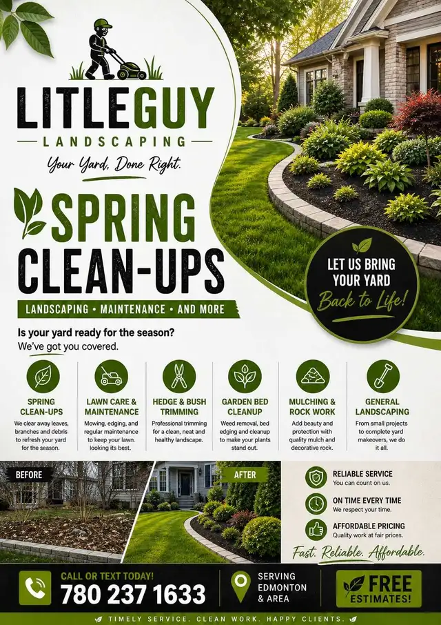 Spring Cleanups & Yard Services