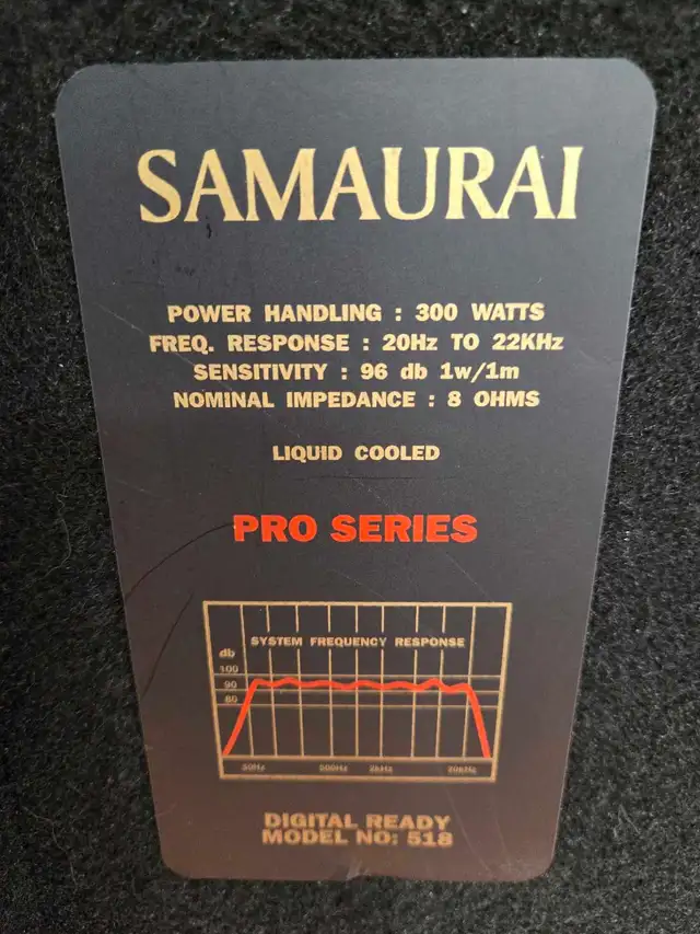 SMAURAI SPEAKERS FOR PAIR - Photo 2