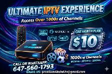 high quality 4K - UHD  i.p/t.v services available us