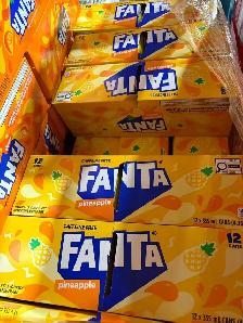 Fanta Pineapple Soda 12 Cans x 355ml