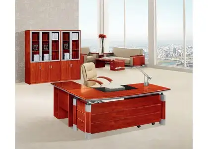 High-end Veneer Workstations/Executive Desks - Photo 9