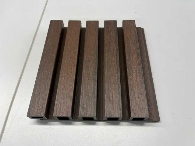 out door wpc wood composite fluted siding soffit available - Photo 2
