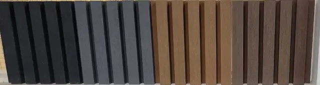 out door wpc wood composite fluted siding soffit available - Photo 4