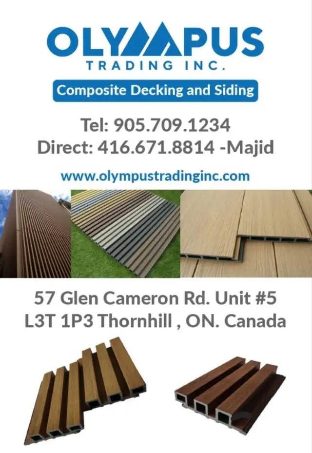 out door wpc wood composite fluted siding soffit available - Photo 8