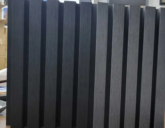 out door wpc wood composite fluted siding soffit available - Photo 9