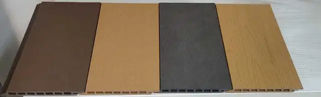 exterior wpc wood composite siding soffit available - Photo 2
