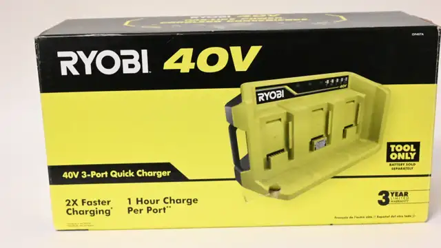 Ryobi 40V charger Quick chrger3 port Model OP47A Brand New