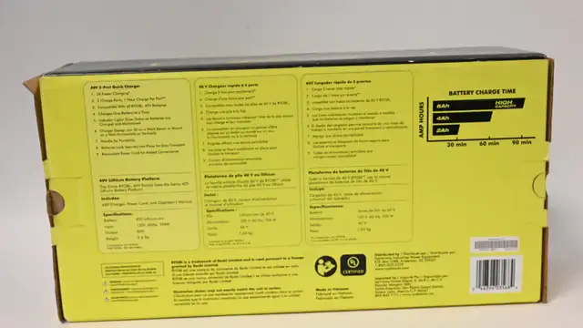 Ryobi 40V charger Quick chrger3 port Model OP47A Brand New - Photo 4