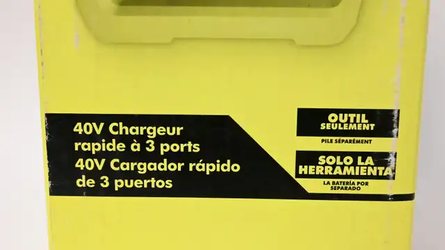 Ryobi 40V charger Quick chrger3 port Model OP47A Brand New - Photo 7