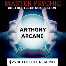 MASTER PSYCHIC ANTHONY ARCANE