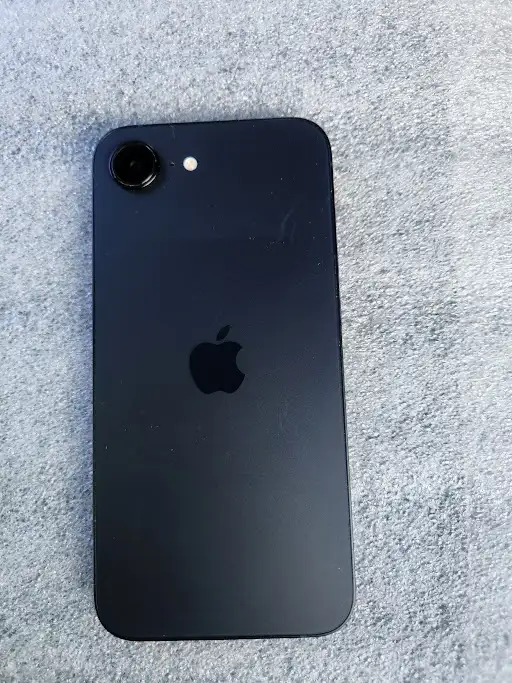 iPhone 16E 128gb Black 97% E-SIM 3 Months Warranty W/Charger