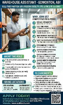 Job Available in Warehouse