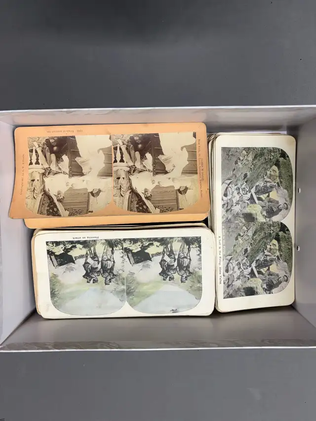 Antique Stereoscope   Slides - Photo 7