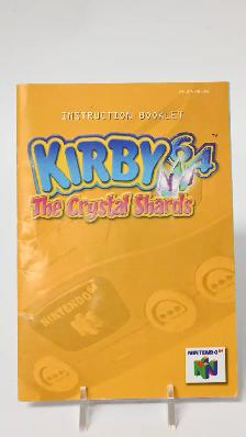 Nintendo 64 Kirby 64 the crystal shards Instruction booklet Only