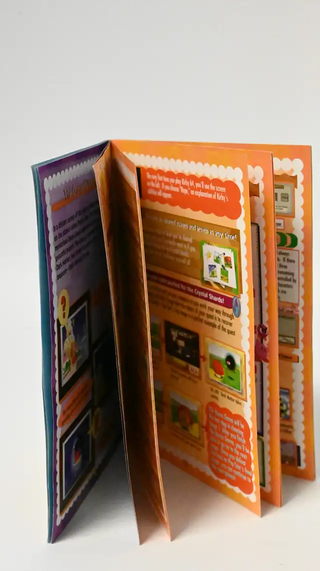 Nintendo 64 Kirby 64 the crystal shards Instruction booklet Only - Photo 5
